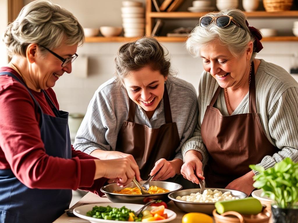 Семейные рецепты: Традиции кулинарии и передача опыта.