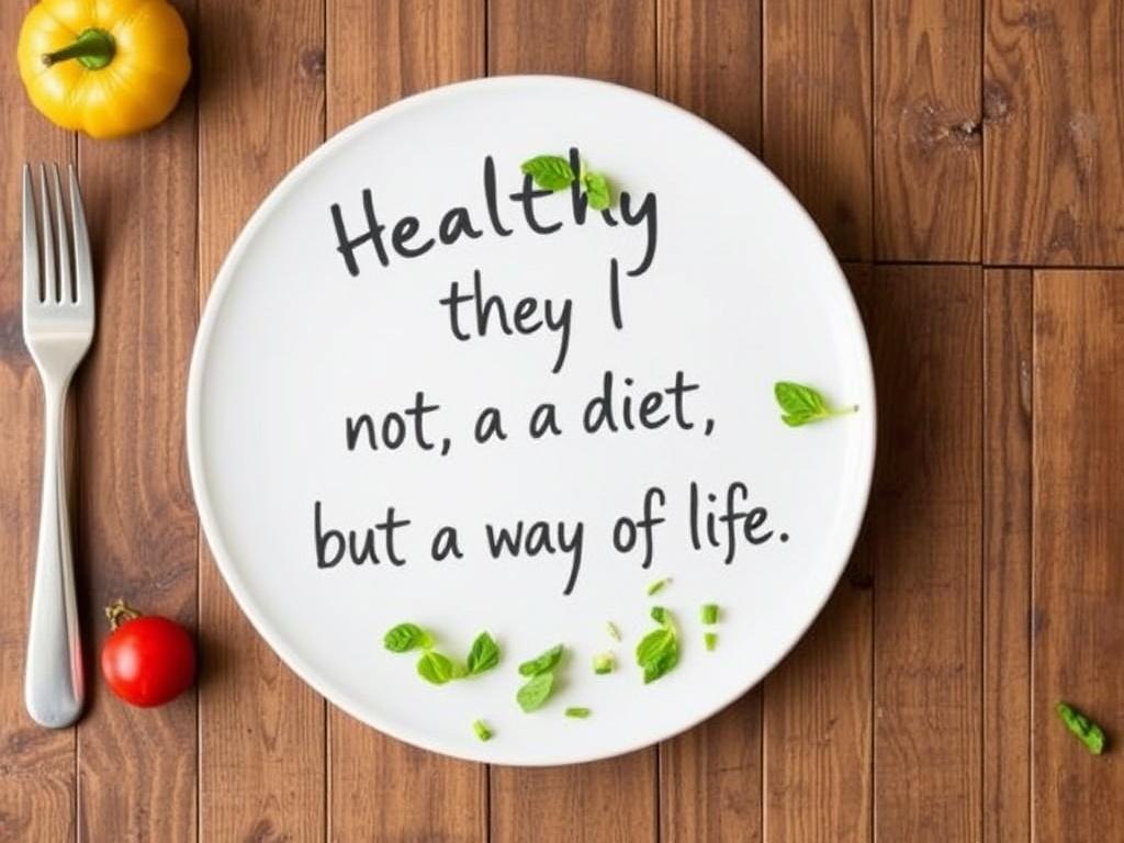 Здоровое питание: не диета, а образ жизни.