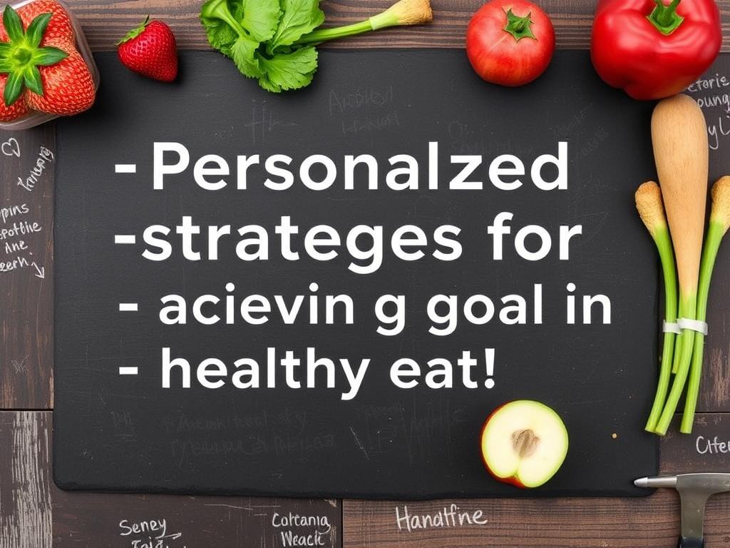 Персонализированные стратегии для достижения целей в здоровом питании.