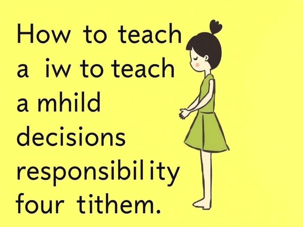 Как научить ребенка принимать решения и нести за них ответственность.