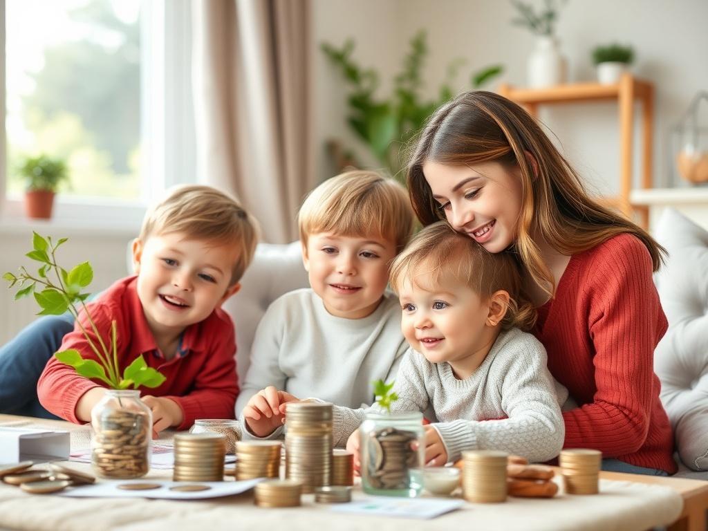 Семейный капитал: Накопления и инвестиции для будущего детей.