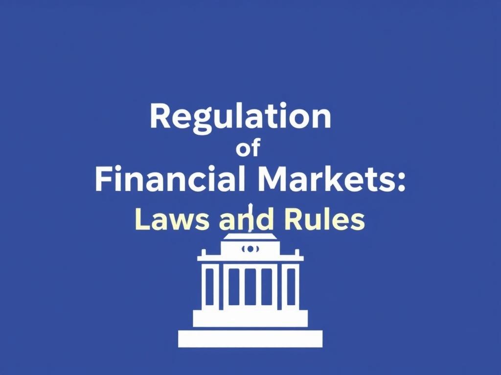Регулирование финансовых рынков: Законы и правила.