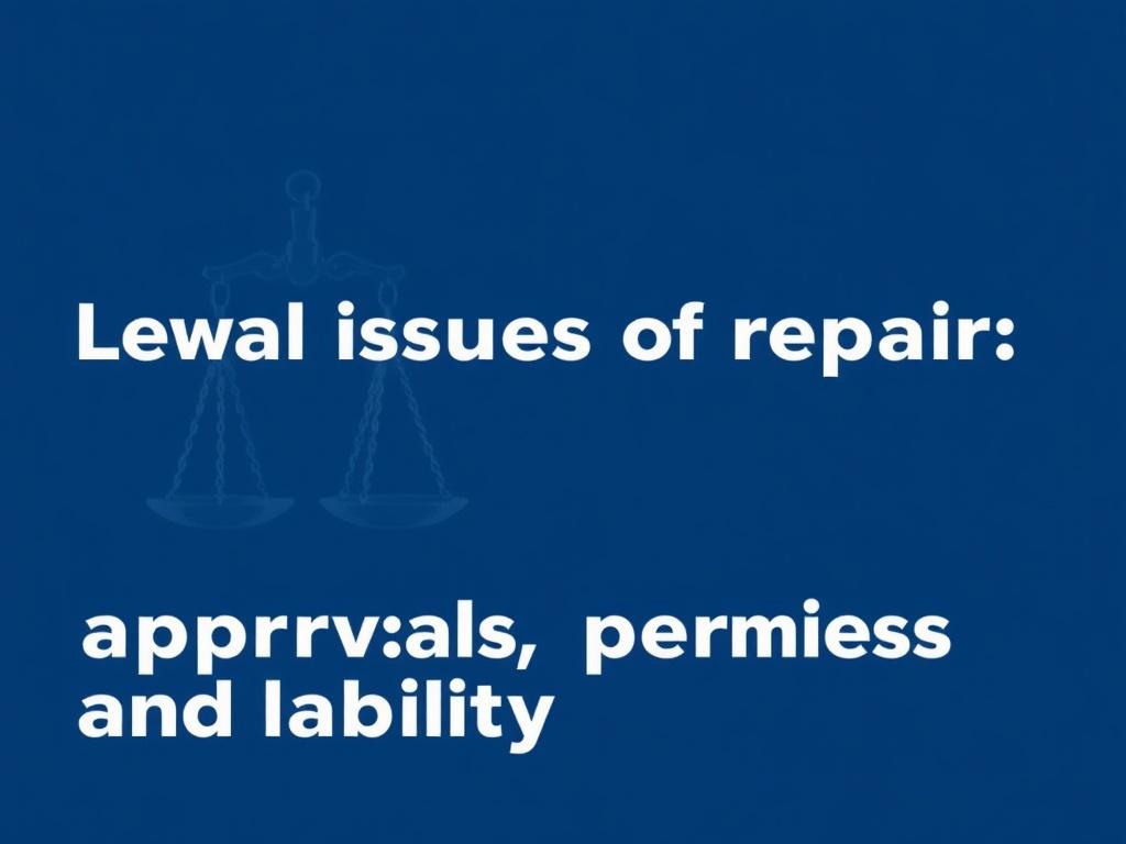 Правовые вопросы ремонта: согласование, разрешения и ответственность.