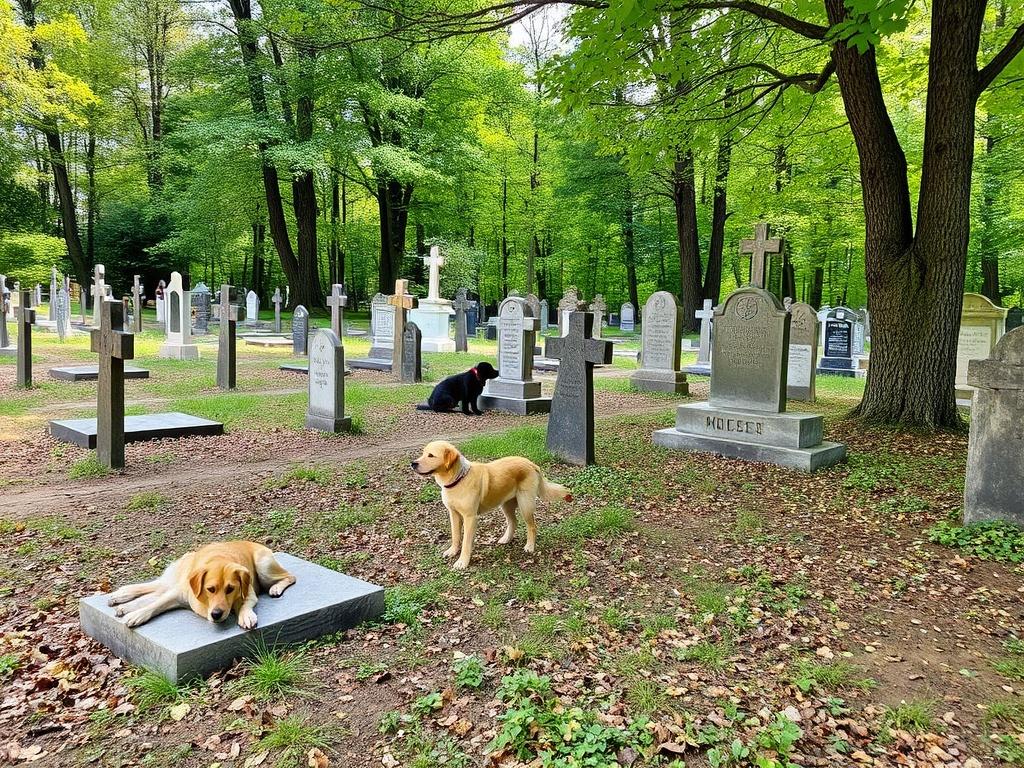 Кладбища для домашних животных: Место, где можно почтить память